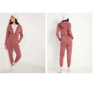 Old navy zip front hoodie sweatsuit jumpsuit